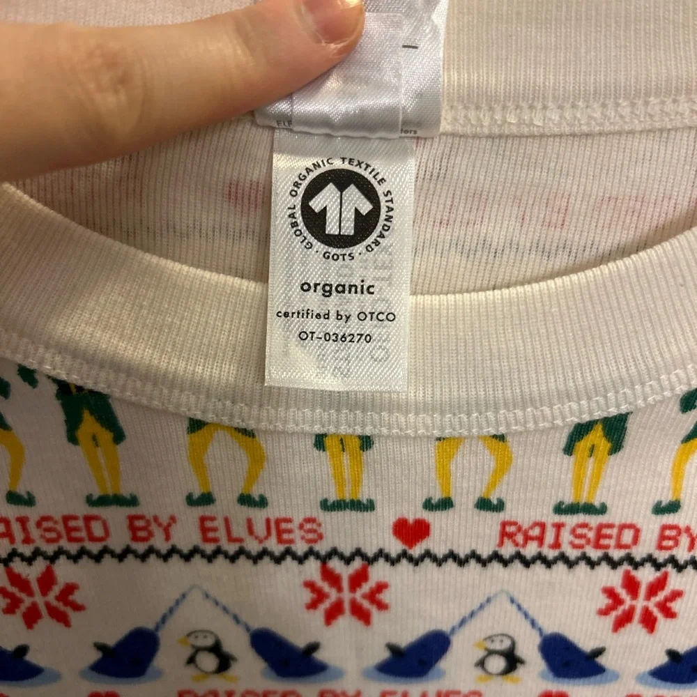 Hanna Andersson Kids Elf Collaboration PJ Top